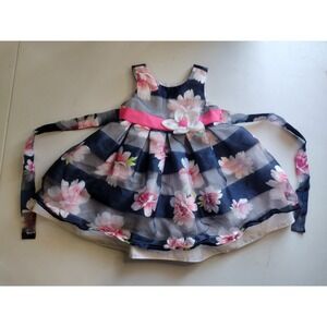 Jona Michelle Baby Girl Dress 18M Floral Print Party Special Occasion‎